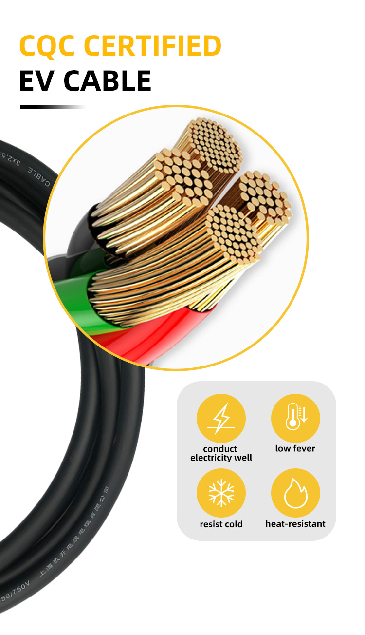 Адаптер кабеля зарядки Oem Ev 16a 32a тип 2 на тип 2 для электромобильного зарядного кабеля