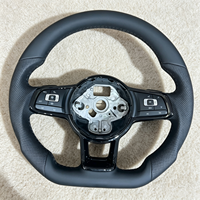 Volant de voiture en cuir de style sportif pour VW Volkswagen Golf 5 6 7 R MK5 MK6 MK7 MK7.5 Gti Polo Passat CC B8 B6
