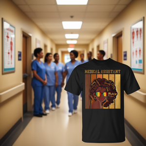 T-shirt promotionnel premium pour l'Assistent(e) Médical(e) en l'Histoire des Afro-Américaines - Product Image 3
