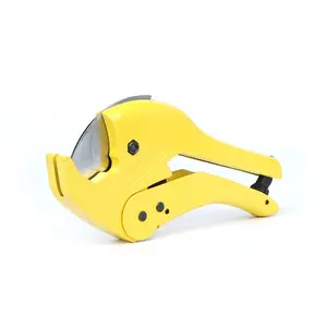 Crownman Hand Tools, Pipe Tools 42mm Auto Return Plastic Pipe Tube Cutter Scissor for PVC, PPR, PE, Pex Pipe Cutting