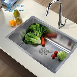 批发不锈钢单碗水槽洗蔬菜水槽矩形厨房水槽