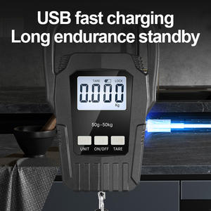 Báscula portátil pequeña, báscula electrónica portátil, exprés para comprar verduras, báscula electrónica de resorte - Product Image 5