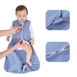 Sacco Nanna per Neonati 0-6 Mesi 1.0 TOG in Puro Cotone Coperta Indossabile con Cerniera Bidirezionale Traspirante Sacco a Pelo per Neonati - Product Image 5