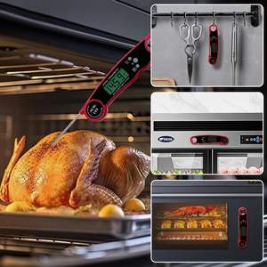 Termómetro Digital LCD para Carne, Lectura Instantánea, Termómetro de Cocina para Medir la Temperatura de los Alimentos con Abrebotellas - Product Image 5