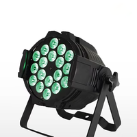 Светодиодный PAR-прожектор AOPU Super Bright 18x18W RGBWA UV 6-в-1 для помещений, DMX, для сцены и свадебного декора