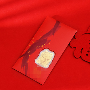 행운의 고양이 전화 스티커 행운의 부적 십만 탈 금박 스티커 빨간 봉투 선물 - Product Image 6