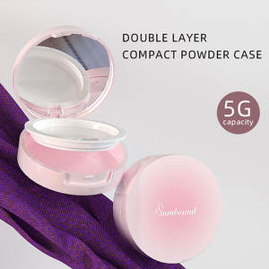 Venta al por mayor de cosméticos personalizados ABS etiqueta cosmética acrílica polvo suelto contenedor polvo tarro caja embalaje maquillaje Suelto - Product Image 4