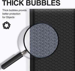 Eco-friendly Recyclable Waterproof Black Padded Envelopes Custom Logo Mailing <b>Bags</b> Puncture-Proof Poly Bubble Hair Accessories - Product Image 3