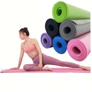 Tapis de yoga personnalisé imprimé sur mesure en NBR, épaisseur 6-8 mm, écologique, ignifuge, résistant à l'eau, antidérapant, avec sangle de transport pour yoga et pilates - Product Image 4