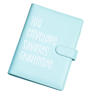 Venta caliente de alta calidad 100 días desafío A5 ahorro cuaderno planificador de presupuesto con múltiples colores - Product Image 1