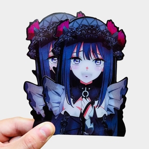 Waifu Anime Motion <span class=keywords><strong>Sticker</strong></span> Waifu <span class=keywords><strong>Girl</strong></span> 3D Motion <span class=keywords><strong>Car</strong></span> <span class=keywords><strong>Sticker</strong></span> de chicas sexy - Product Image 3