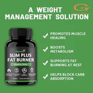 Gotobeauty Best Fast Belly Detox Tablets Diet Supplements Capsule Slim Plus Fat Burner Pills Slimming Products For Weight Loss