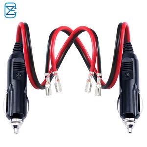 <span class=keywords><strong>Adaptateur</strong></span> mâle 12V chargeur de cigare pour voitures 1 an 10A 12-24V borne de prise allume-cigare stéréoscopique - Product Image 1