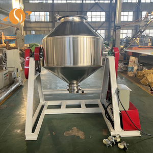 Máy trộn bột nhỏ 25kg 30kg 50kg 100kg thép không gỉ trống khô bột trộn máy cho gia vị ớt bột - Product Image 3