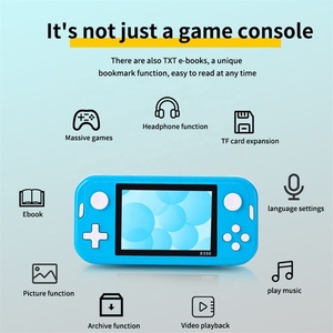 Bảng Điều Khiển Trò Chơi Điện Tử Cầm Tay Mini X350 Cầm Tay Cần Điều Khiển Kép Tích Hợp 6000 + Trò Chơi Màn Hình IPS 3.5 Inch Trình Phát Trò Chơi Cổ Điển 32 Bit - Product Image 6