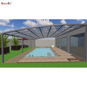 <span class=keywords><strong>A</strong></span> prueba de <span class=keywords><strong>agua</strong></span> de aluminio estructura piscina techo sistema de techo <span class=keywords><strong>para</strong></span> la natación piscina cubierta - Product Image 4