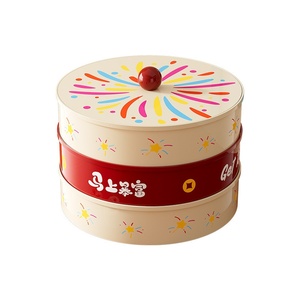 Mesa de Centro de Plástico de Alta Gama para Sala de Estar, con Tapa Sellada para Frutos Secos, Dulces y Bocadillos, Plato Multicapa para Frutas Secas <span class=keywords><strong>SJ</strong></span> - Product Image 5