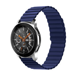 Cinturino per Orologio in Silicone Bicolore Magnetico Compatibile con <span class=keywords><strong>Huawei</strong></span> <span class=keywords><strong>GT2</strong></span>/S3, con Fasce da 20/22mm - Product Image 5