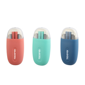 Ensemble de couverts en acier inoxydable Kjh, 3 pièces, fourchette, cuillère, baguettes, avec boîte de couleur, durable, pour enfants, étudiants, adultes - Product Image 4