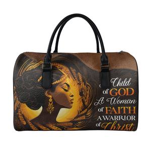 Venta al por mayor Equipaje de viaje Bolsas de viaje Equipaje <span class=keywords><strong>Chica</strong></span> Africana Mapa de África <span class=keywords><strong>Maleta</strong></span> de cuero Bolso de mano Bolsa de viaje Bolsa de lona - Product Image 4