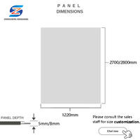 Sticker Mural en PVC Moderne Effet Bois Marbre 3D, Revêtement de Sol en Vinyle Haute Densité pour Usage Domestique, ou Revêtement Mural WPC