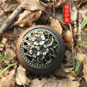 Quemador de incienso agrietado <span class=keywords><strong>con</strong></span> <span class=keywords><strong>hielo</strong></span> colorido, cubierta de estufa de cobre archaize, horno de salud, quemador de incienso, soporte adhesivo - Product Image 4