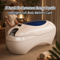 Capsule d'énergie intelligente à bio-résonance AI avec massage par vibration à ions négatifs en graphène infrarouge lointain et contrôle intelligent
