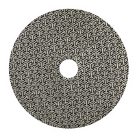 Tampons de polissage diamantés électrolytiques de 4 à 6 pouces Tampons de polissage à la main Disques de ponçage pour verre marbre métal