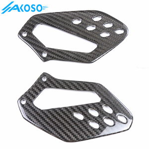 Akoso 100% pre-preg 3K sợi carbon Twill dệt golssy chân PEGs footrest gót bảo vệ cho BMW S1000RR 2009 2014 fairing - Product Image 3