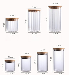 DAJI HYDRO 2025 meilleur cadeau nouveaux pots de nourriture conçus avec couvercle en bambou étanche à l'air bocaux en verre micro-ondable pour garder <span class=keywords><strong>la</strong></span> nourriture de maman fraîche - Product Image 6