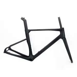 Moldura de bicicleta com logotipo OEM ODM 27.5 29ER MTB de fibra de carbono T800 para mountain bike