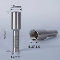 Tube gradué à haute transparence anti-éclaboussures pour tête de soudage laser portative SUP21T