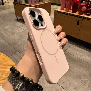 เคสซิลิโคนเหลวแม่เหล็กสำหรับ iPhone 15 Pro Max พร้อมซับในไมโครไฟเบอร์กำมะหยี่แท้ สำหรับ iPhone 17 16 15 14 13 Pro Max Plus - Product Image 5
