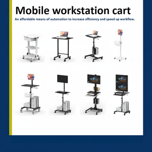 รถเข็นแล็ปท็อปโลหะแบบขยายได้สำหรับผู้สร้างเนื้อหาบน YouTube พร้อมความสูงที่ปรับได้และรับประกัน 24 เดือน (ราคาประหยัด) - Product Image 1