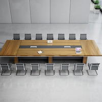 Table de Conférence Multi-Personnes pour Salle de Réunion, Bureau et Chaise Modernes Simples, Combinaison de Table de Formation Rectangulaire