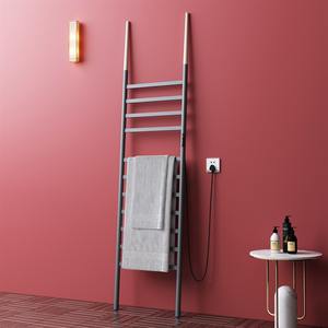 Calentador de Toallas Eléctrico de Acero Inoxidable SS304 para Baño u Hotel <span class=keywords><strong>INTERLAN</strong></span> TH9181 AC 110-220V 4 Barras - Product Image 1