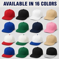 Casquette Snapback Vintage à Visière Plate 6 Panneaux Respirante en Polyester Coton Chapeau de Baseball Logo Personnalisé Décontracté Sports de Plein Air
