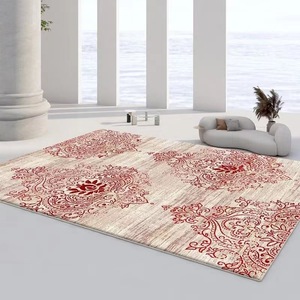 Tapis Moderne Lavable en Cachemire Imprimé pour Salon, Tapis de Sol Complet, Canapé et Table Basse Confortables - Product Image 5