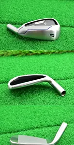 Grosir tongkat Golf besi desain kustom Logo tangan kiri/kanan baja Set Golf kepala besi