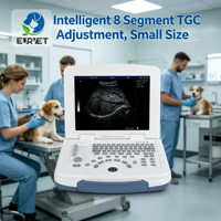 Équipement vétérinaire EURVET, échographe vétérinaire portable, imagerie 2D, petite taille, facile à utiliser, batterie rechargeable