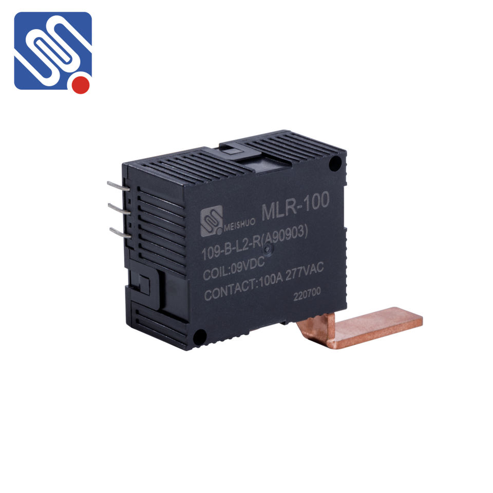 Meishuo MLR 100A Miniature SPDT 100A 12VDC Bistable Polarized Relay High Power Energy Efficient Remote Control Sealed Protec