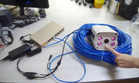 Interior 10/100Mbps IEEE802.3AF/AT DC2.1 * 5,5 MM Ethernet PoE Splitter 48V a 12V PoE Cable Módulos de comunicación