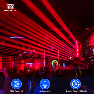 Láser DMX para escenario, barra de luz LED Matrix, láser para DJ, discoteca, concierto, luces móviles rojas, IP33, 6000K, luz de escenario - Product Image 3
