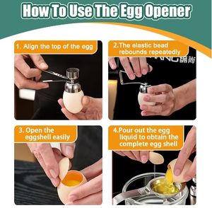 304 acier inoxydable <span class=keywords><strong>oeuf</strong></span> perforateur Pricker trou Piercing outil pour oeufs bouillis et crus créatif cuisine Gadgets accessoires coupe-<span class=keywords><strong>oeuf</strong></span> - Product Image 3