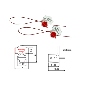 Chống giả mạo nhựa cụ con dấu cho nước và đồng hồ điện cao cấp con dấu <span class=keywords><strong>container</strong></span> con dấu - Product Image 4