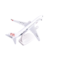 Modèle d'avion Boeing 737 de 20 cm, compagnie aérienne chinoise United Airlines, modèle en métal moulé sous pression, personnalisable, en résine, avec trains d'atterrissage, cadeau