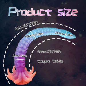 Plug anal extra-long en <span class=keywords><strong>silicone</strong></span> souple de qualité supérieure, forme irrégulière, stimulation du point G, jouets sexuels pour adultes hommes et femmes - Product Image 3