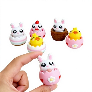 Llavero Antiestrés de Conejo de Pascua de Plástico PLA Impreso en 3D, Ligero, con Botón de Presión, Reutilizable, Juguetes Coleccionables de Pascua - Product Image 6