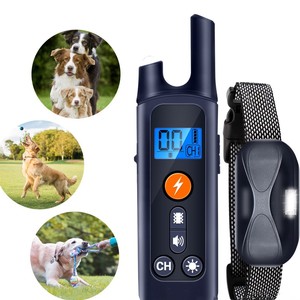 Nuevo controlador de entrenamiento para perros superventas con función de choque de vibración ultrasónica - Product Image 4