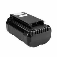 Paket Baterai Pengganti Lithium Ion 40V, Baterai Li-ion Isi Ulang yang Kompatibel untuk Blower dan Mesin Pemotong Rumput